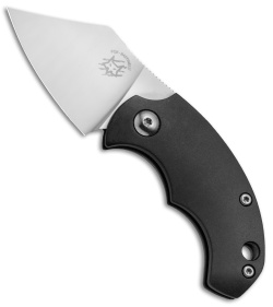 Fox Knives Dragotac "Piemontes" Slim Friction Folder Knife Black (1.6" Satin) 