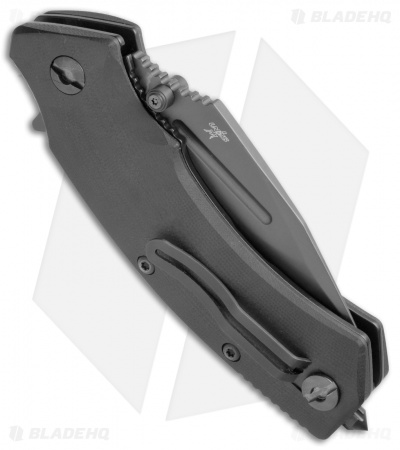 Fox Knives FKMD B.R.I. Liner Lock Knife Black G-10 (3.125" Black)