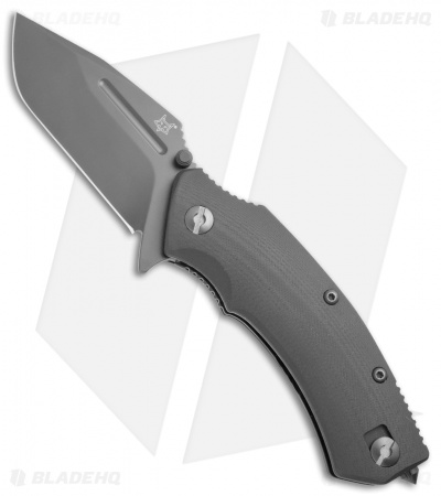 Fox Knives FKMD B.R.I. Liner Lock Knife Black G-10 (3.125" Black)