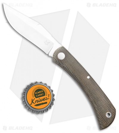 Fox Knives Libar Slip Joint Knife Green Micarta (2.75