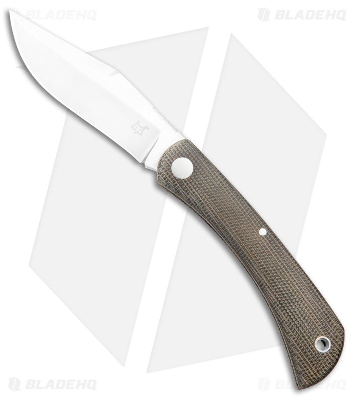 Fox Knives Libar Slip Joint Knife Green Micarta (2.75