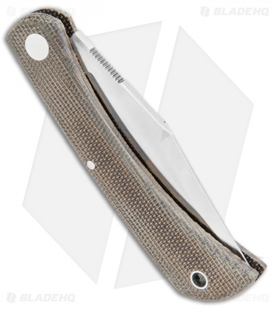 Fox Knives Libar Slip Joint Knife Green Micarta (2.75" Satin) 