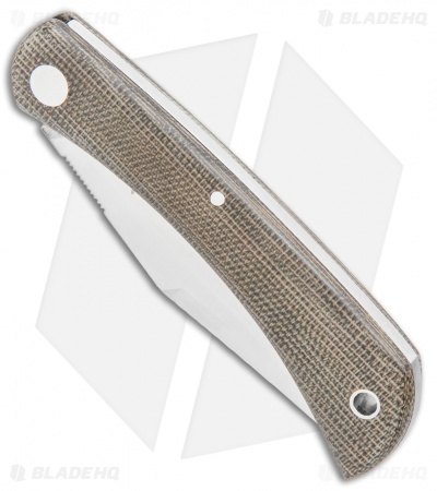 Fox Knives Libar Slip Joint Knife Green Micarta (2.75" Satin) 