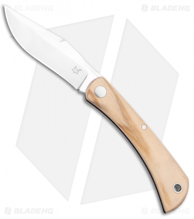Fox Knives Libar Slip Joint Knife Olive Wood (2.75" Satin) FX-582 OL  