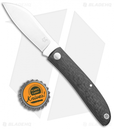 Fox Knives Livri Slip Joint Knife Carbon Fiber (2.75" Satin) FX-273 CF