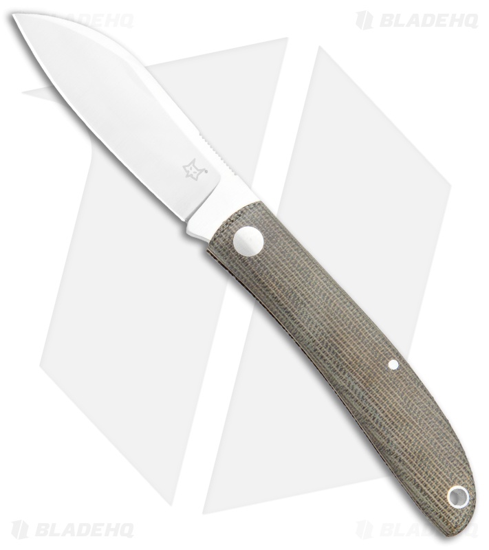Fox Knives Livri Slip Joint Knife Green Micarta (2.75