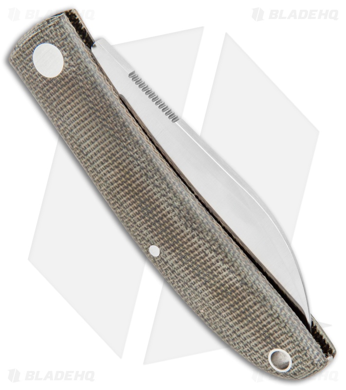 Fox Knives Livri Slip Joint Knife Green Micarta (2.75" Satin) FX-273