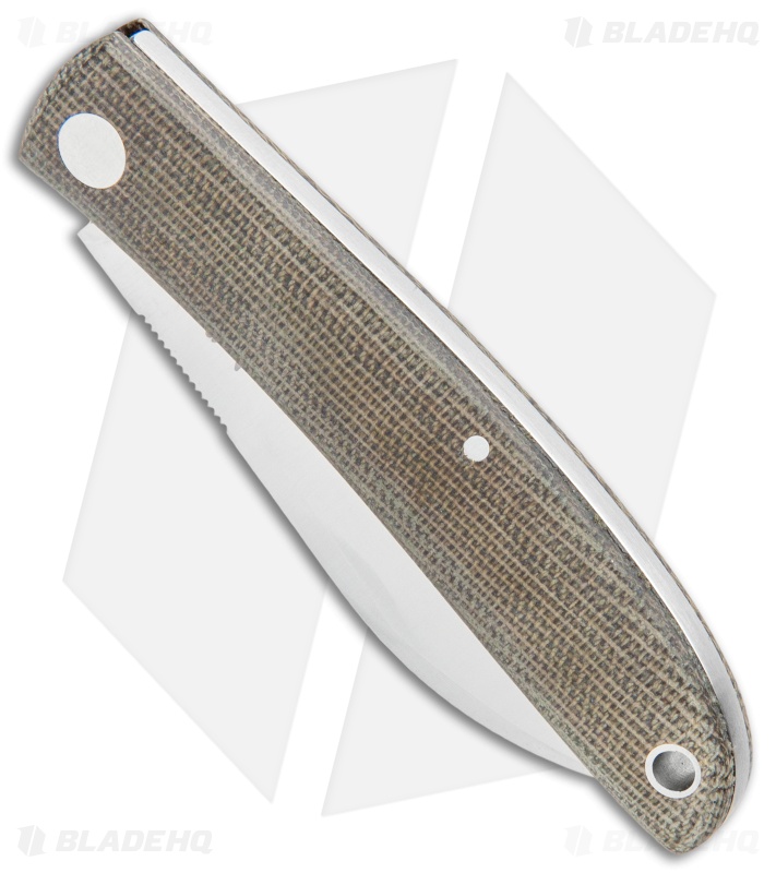 Fox Knives Livri Slip Joint Knife Green Micarta (2.75" Satin) FX-273