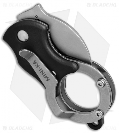 Fox Knives Mini-KA Linerlock Karambit Knife Black (1" Bead Blast) FX-535