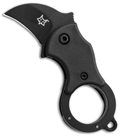 Fox Knives Mini-KA Linerlock Karambit Knife Black (1" Black) FX-535 B