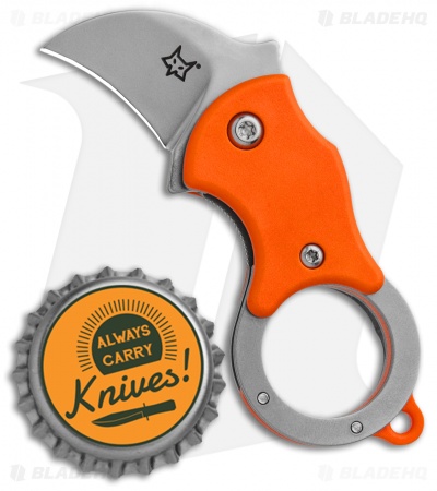 Fox Knives Mini-KA Karambit Knife | Orange - Blade HQ