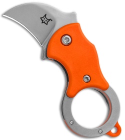 Fox Knives Mini-KA Linerlock Karambit Knife Orange (1" Bead Blast) FX-535 O