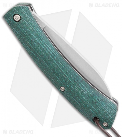 Fox Knives Nauta Slip Joint Knife Green Juta Micarta (3.00" Satin)