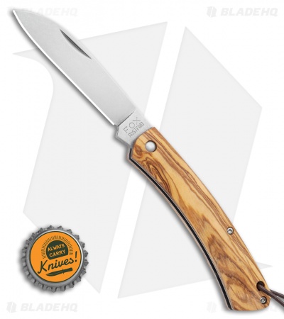 Fox Knives Nauta Slip Joint Knife Olive Wood (3.00" Satin)