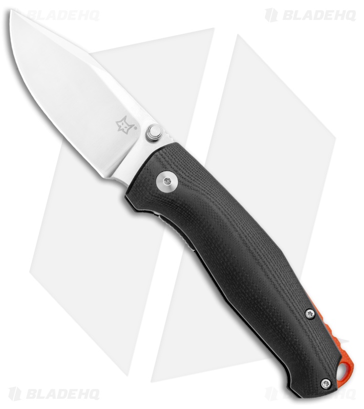 Fox Knives TUR | Manual LL Folding Knife | Black G-10 | Blade HQ