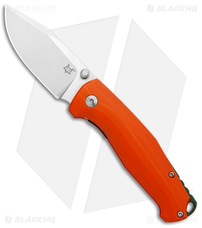 Fox Knives TUR | Manual LL Folding Knife | Orange G-10 | Blade HQ