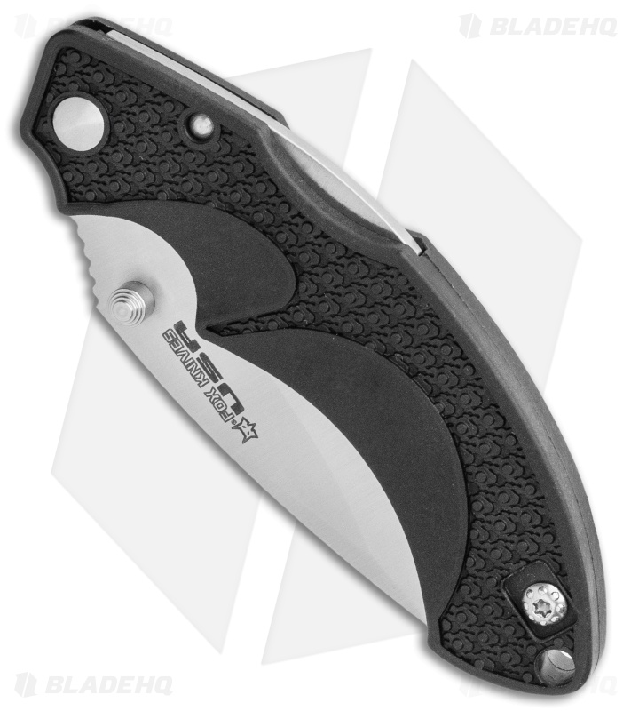 Fox Knives USA Forza Lock Back Knife Black FRN (3.5" Satin)