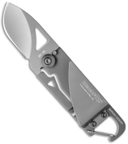 BlackFox Bulldog Frame Lock Folding Knife (2" Gray) BF-95