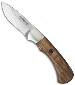 Fox Knives 594 Silver Collection Lockback Knife Palissander Wood (3" Satin)