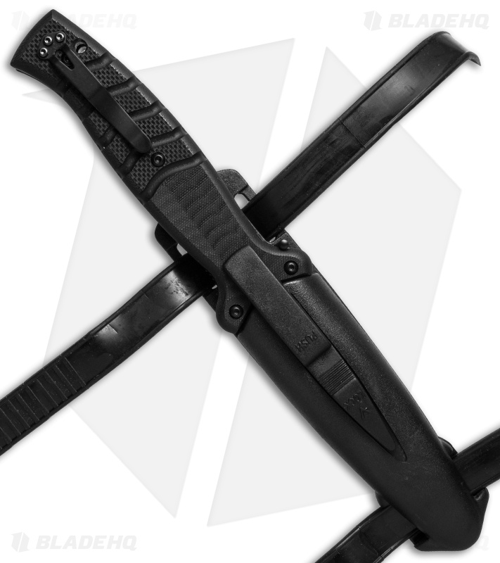 Fox Knives ACD Advance Combat Diver Knife (4.25" Black Serr) FX-400