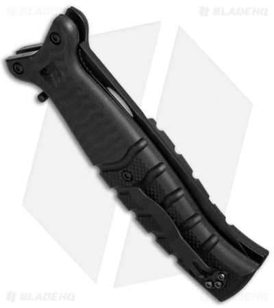 Fox Knives ACD Advance Combat Diver Knife (4.25" Black Serr) FX-400