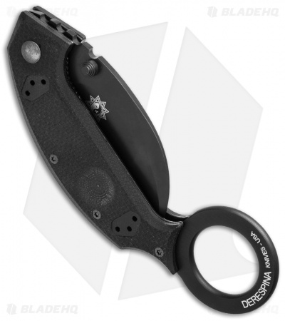 Fox Knives Derespina Folding Karambit Knife Black G-10 (2.55" Black) FX-590