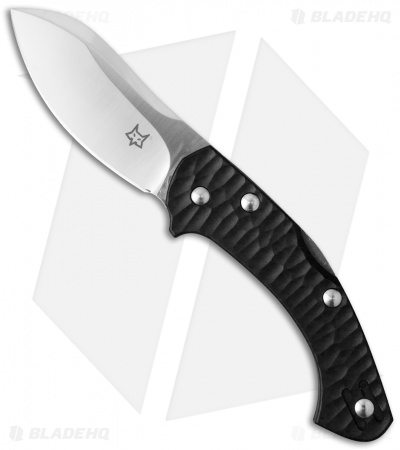 Fox Knives Anso Zero Lockback Knife Black FRN (2.75" Satin) FX-305