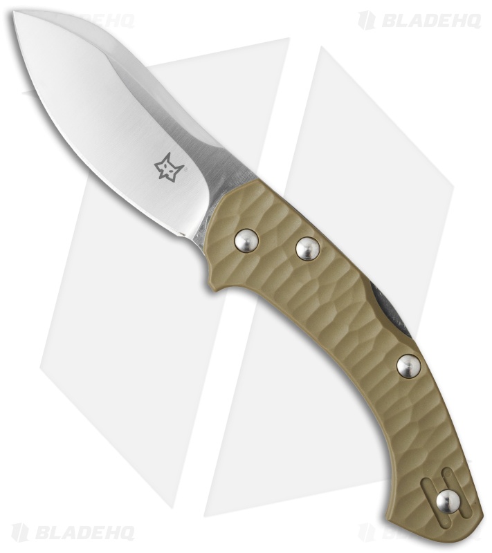 Fox Knives Anso Zero Lockback Knife Olive FRN - Blade HQ