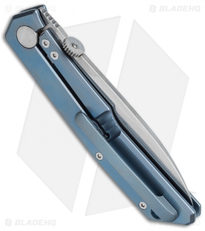 Fox Knives Terzuola Frame Lock Knife Blue Titanium (3.4