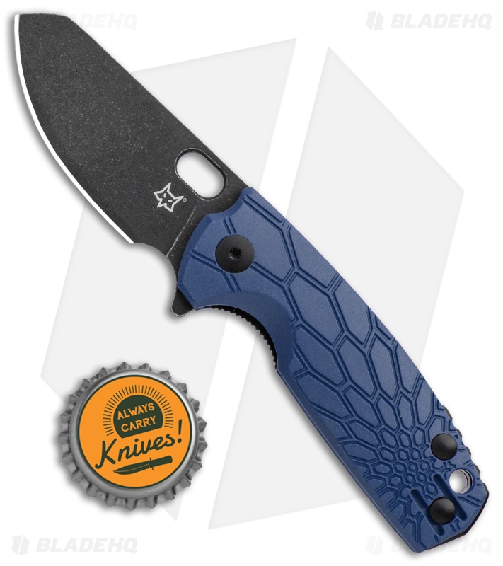FOXY様ネイビー Fox Knives Baby Core - Liner Lock Knife | Blue/BSW | Blade HQ