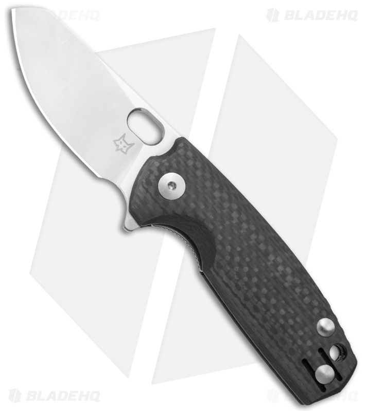 Fox Knives Baby Core Mini Liner Lock Knife Carbon Fiber (2.4" Satin) FX-608 CF 