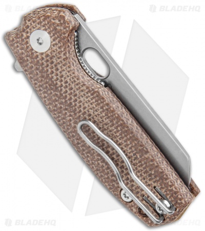 Fox Knives Baby Core Mini Liner Lock Knife Natural Micarta (2.4" Acid SW)