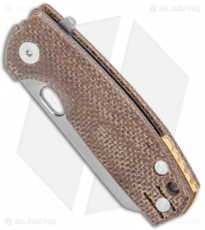 Fox Knives Baby Core Mini Liner Lock Knife Natural Micarta (2.4" Acid SW)