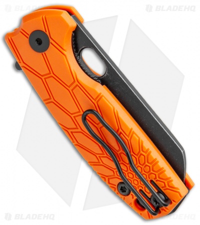 Fox Knives Baby Core Mini Liner Lock Knife Orange FRN (2.35" Black SW)