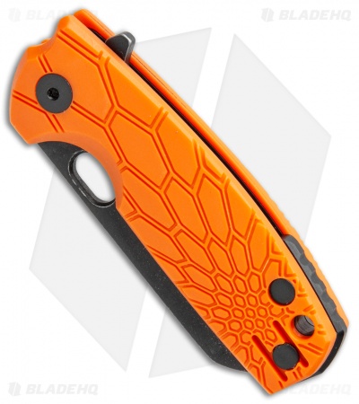 Fox Knives Baby Core Mini Liner Lock Knife Orange FRN (2.35" Black SW)