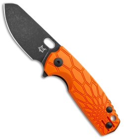 Fox Knives Baby Core Mini Liner Lock Knife Orange FRN (2.35" Black SW)