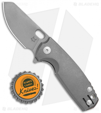 Fox Knives Baby Core Mini Liner Lock Knife Titanium (2.4" Acid SW)