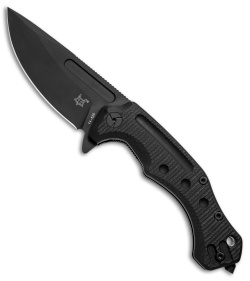 Fox Knives Desert Fox Liner Lock Knife Black G-10 (3.6" Black) FX-520