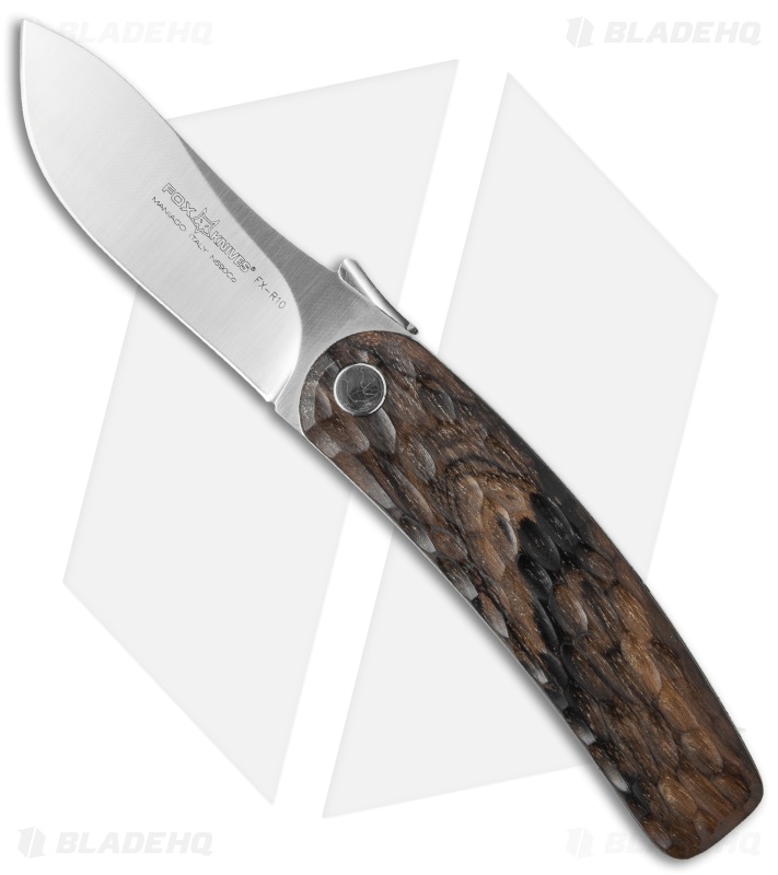 Fox Knives Rhino Liner Lock Knife Zircote Wood (3.375