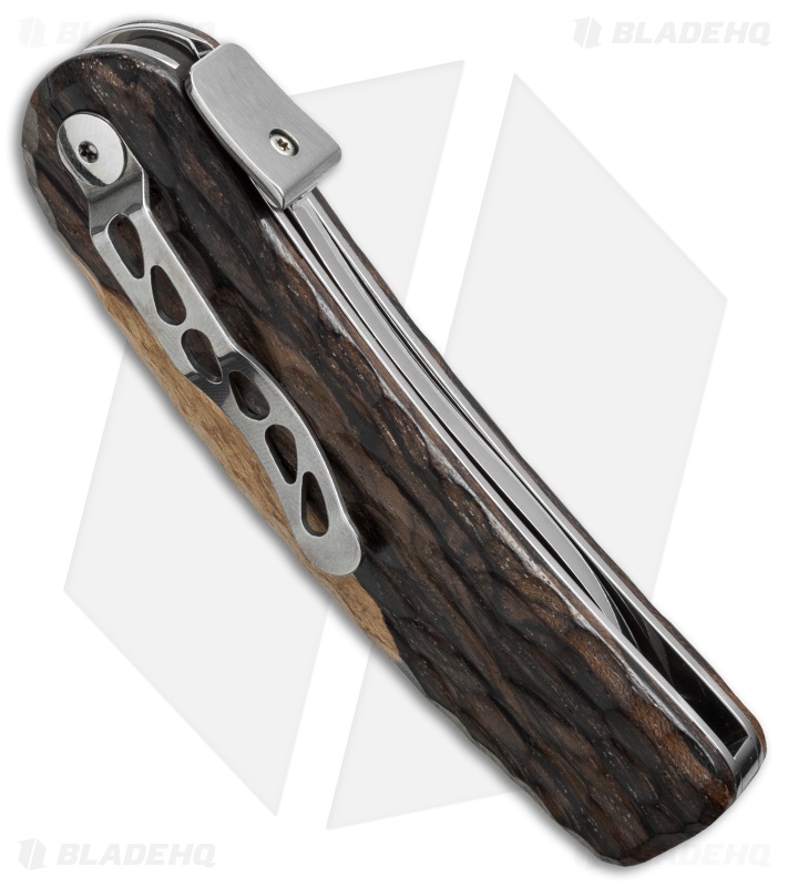 Fox Knives Rhino Liner Lock Knife Zircote Wood (3.375" Satin) FX-R10
