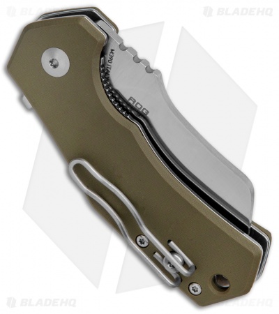 Fox Knives Italico Flipper Liner Lock Knife OD Green G-10  (2.3" Satin M390)