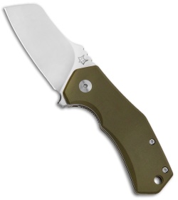 Fox Knives Italico Flipper Liner Lock Knife OD Green G-10  (2.3" Satin M390)