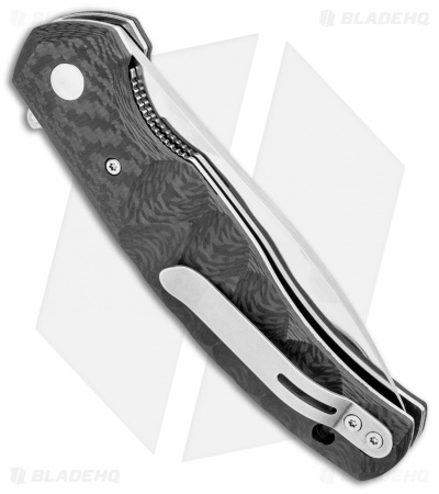 Fox Knives Anso Ziggy Liner Lock Knife Carbon Fiber (3.25" Satin) FX-308 CF
