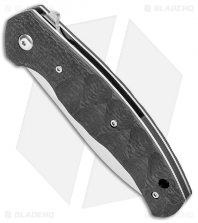 Fox Knives Anso Ziggy Liner Lock Knife Carbon Fiber (3.25" Satin) FX-308 CF