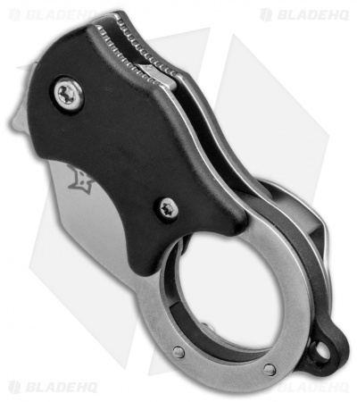 Fox Knives Mini-TA Liner Lock Karambit Knife Black (1" Stonewash) FX-536