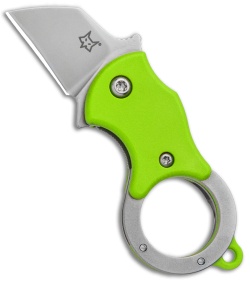 Fox Knives Mini-TA Liner Lock Karambit Knife Green (1" Stonewash) FX-536G