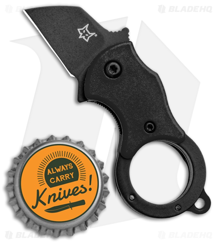Fox Knives Mini-TA Liner Lock Karambit Knife Black (1" Black) FX-536B