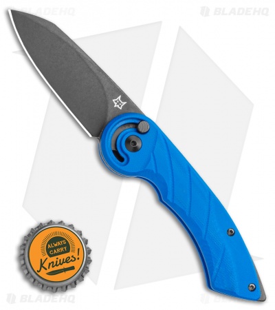 Fox Knives Radius Folding Knife Blue G-10  (3" Black SW N690) FX-550 G10BL