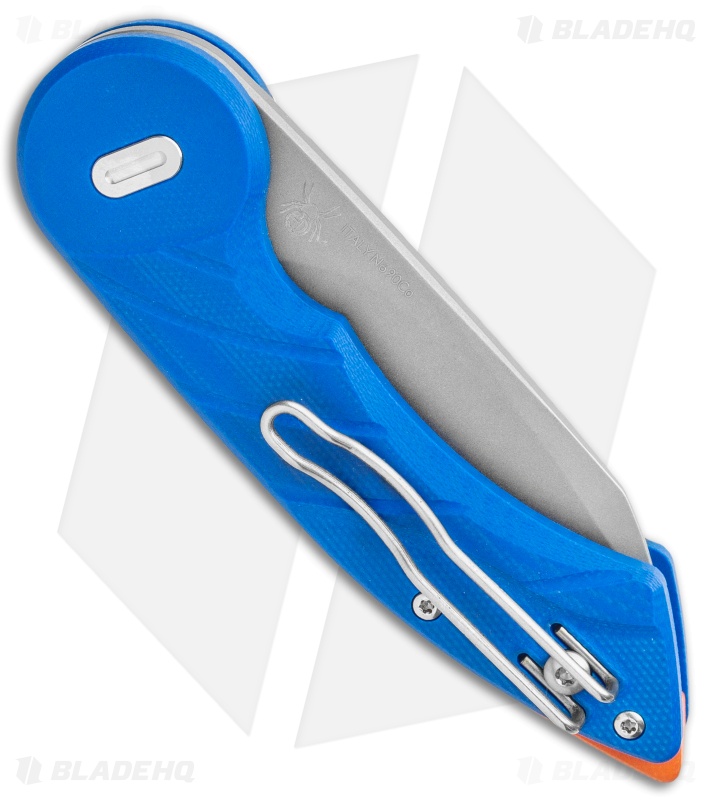 Fox Knives Radius Folding Knife Blue G-10  (3" Blasted N690) FX-550 G10BB