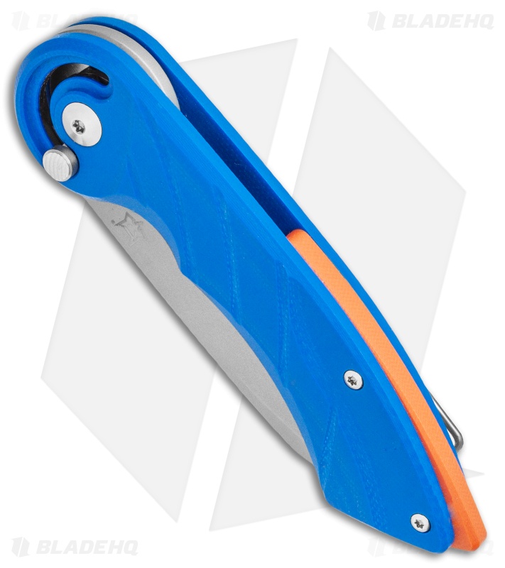 Fox Knives Radius Folding Knife Blue G-10  (3" Blasted N690) FX-550 G10BB